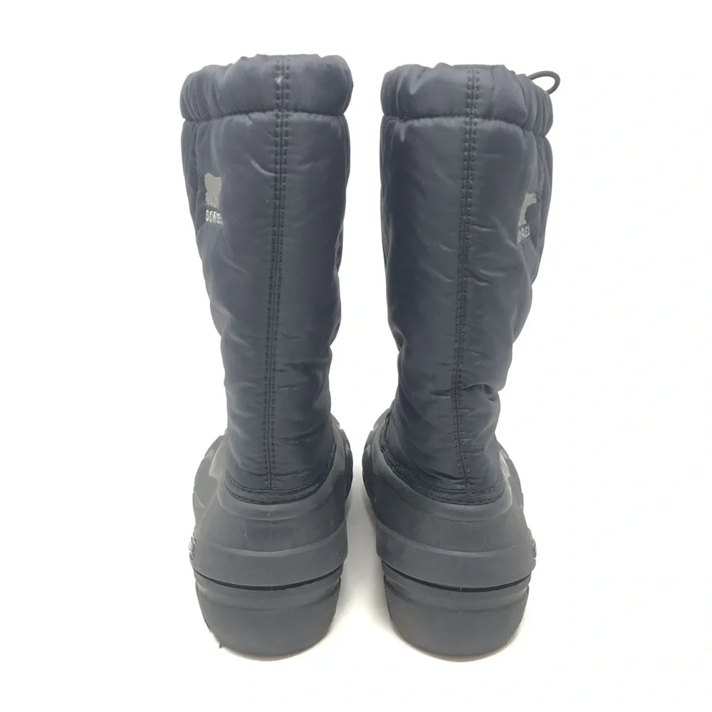 Sorel Size US 5 Kids Cub Cold Weather Boots Winter Snow Waterproof Black